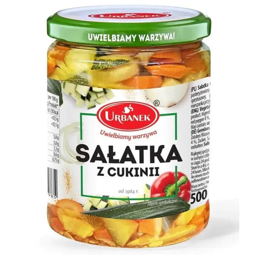 Zucchini - Salat Sałatka z Cukinii 500g - Urbanek - Polskashop24