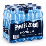 Żywiec Zdrój Quellwasser stark sprudelnd 0,5 L - Woda mocny gaz (zzgl. 0,25€ Pfand) - Polskashop24