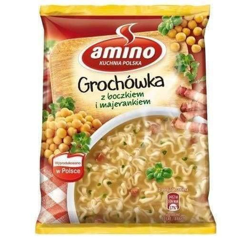 Amino Grochówka Erbsensuppe Instant - Nudelsuppe 65g - Polskashop24
