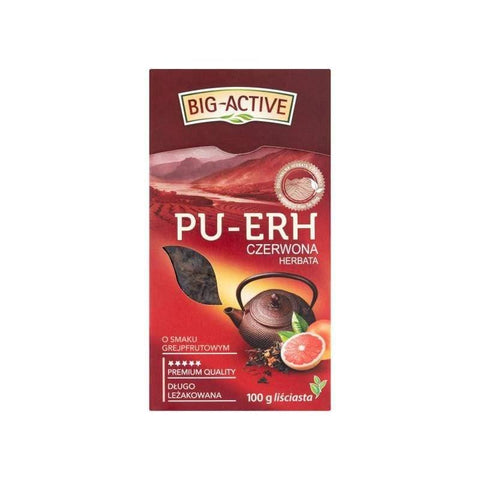 Big Active Pu - Erh Roter Tee mit Grapefruitgeschmack, loses Blatt 100 g - Polskashop24
