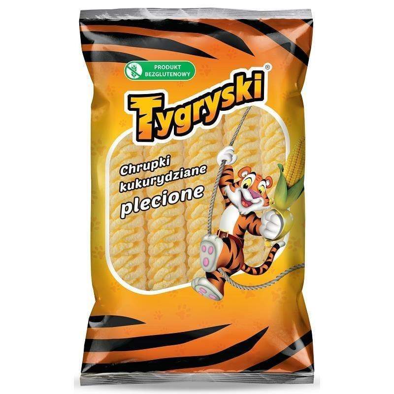 Mais Stangen ''Plecione'' Geflochten 70g Tygryski - Polnische & Schlesische Spezialitäten - Online Supermarkt mit Lebensmittel aus Polen | Polski Sklep internetowy