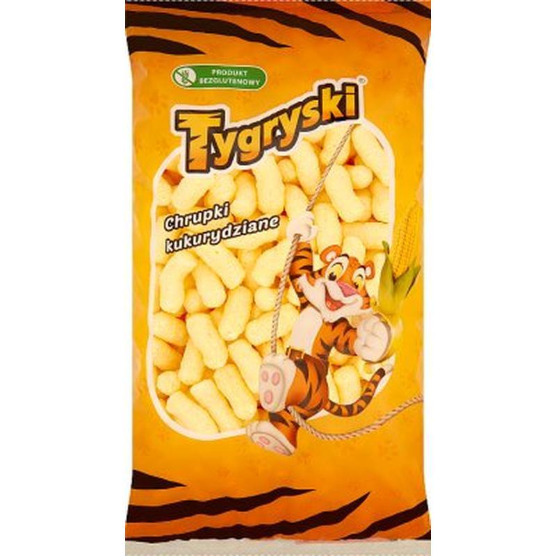 Tygryski Maisflips ''Chrupki Kukurydziane'' 250 g - Polnische & Schlesische Spezialitäten - Online Supermarkt mit Lebensmittel aus Polen | Polski Sklep internetowy