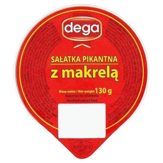 DEGA - Würziger Makrelen Salat SAŁATKA Z MAKRELI 130G - Polskashop24.de