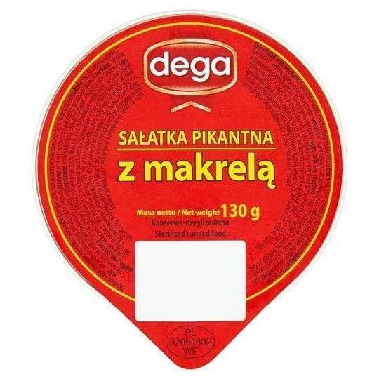 DEGA - Würziger Makrelen Salat SAŁATKA Z MAKRELI 130G - Polskashop24.de - Online Supermarkt mit Lebensmittel aus Polen
