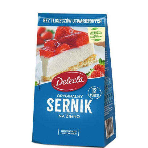 Delecta Backmischung Käsekuchen ''Sernik na zimno'' 154g - Polskashop24