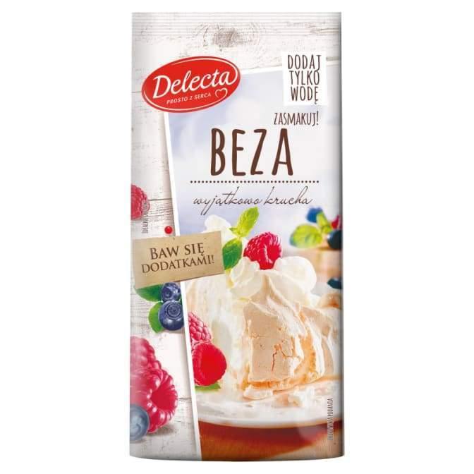 Delecta Baiser Kuchen Backmischung Beza 260g - Polskashop24.de - Online Supermarkt mit Lebensmittel aus Polen