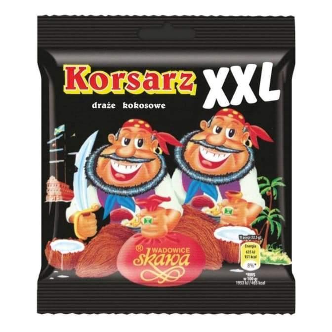 DRAZE KORSARZE KOKOSOWE XXL 130G SKAWA - Polskashop24
