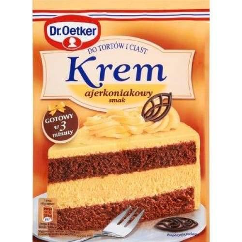 DR.Oetker - Tortencreme Eierlikör 120g (5900437013503) - Polskashop24.de - Online Supermarkt mit Lebensmittel aus Polen