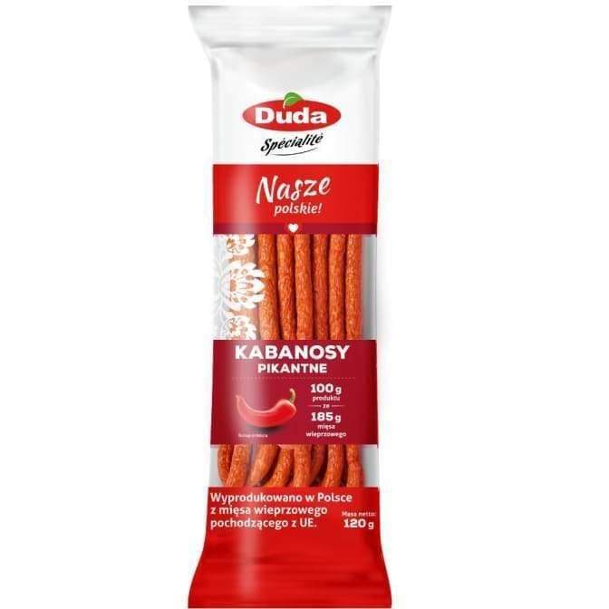 DUDA - Polnische Kabanosy Cabanossi Pikant 120g - Polskashop24.de