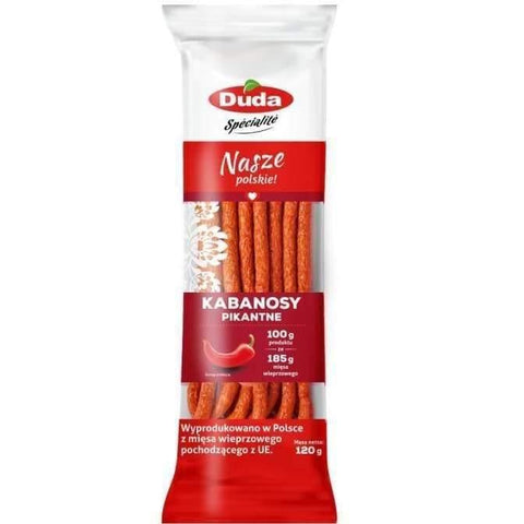 DUDA - Polnische Kabanosy Cabanossi Pikant 95g - Polskashop24