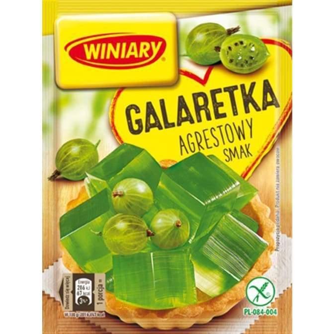 Winiary - Galaretka O Smaku Agrestu 47g/Gelee mit Stachelbeergeschmack - Polskashop24.de