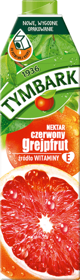 Tymbark Rote Grapefruit-Nektar 1L - Polnische & Schlesische Spezialitäten - Online Supermarkt mit Lebensmittel aus Polen | Polski Sklep internetowy