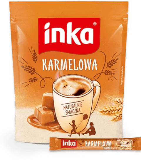 Getreidekaffee Karamell Inka 200 gr - Polskashop24