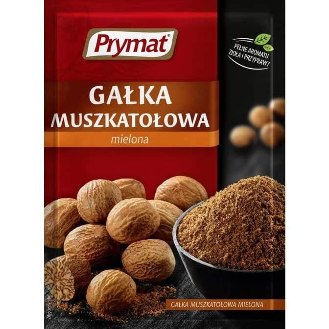 Prymat - Prymat Gałka muszkatołowa mielona 10 g/ Gemahlene Muskatnuss - Polskashop24.de