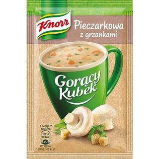 Goracy Kubek Champignons Suppe ''Pieczarkowa'' Croutons 15g - Polskashop24.de - Online Supermarkt mit Lebensmittel aus Polen