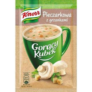 Goracy Kubek  Champignons Suppe ''Pieczarkowa'' Croutons 15g - Polnische & Schlesische Spezialitäten - Online Supermarkt mit Lebensmittel aus Polen | Polski Sklep internetowy