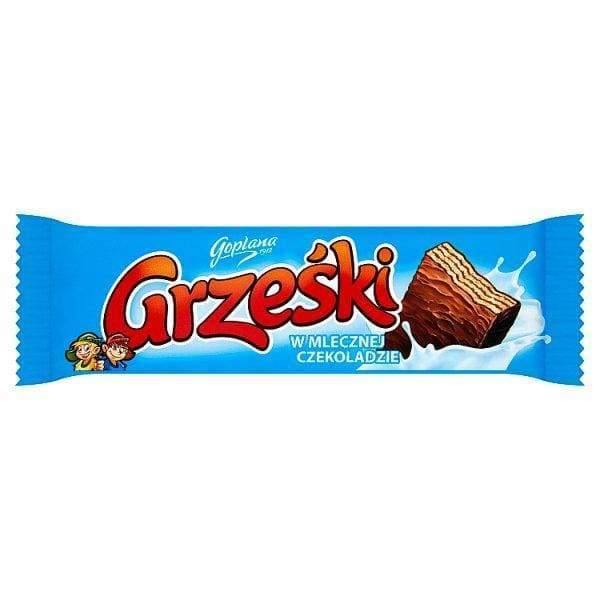Mega Grzeski Goplana Polnischer Riegel in Milchschokolade 36g - Polskashop24.de