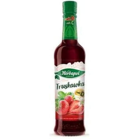 Herbapol Sirup Erdbeere 420ml Syrop Truskawkowy - Polskashop24