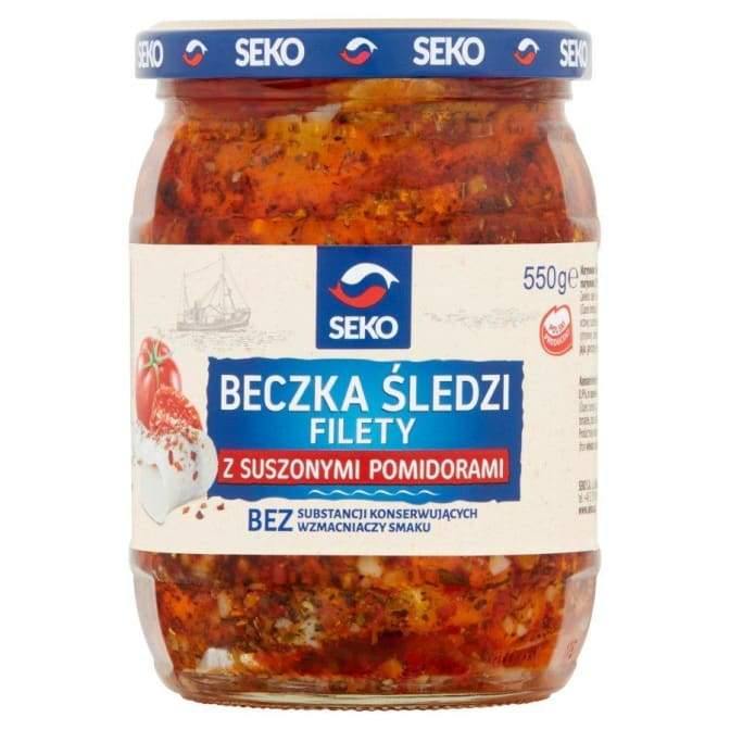 Seko Heringfilets mit getrockneten Tomaten 550 g ’’Beczka 