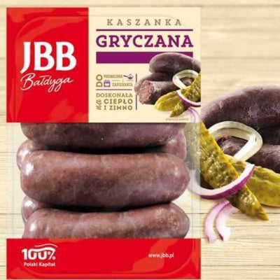 Kaszanka Gryczana kaufen - Polnische Buchweizen Blutwurst 600g - JBB - Polskashop24.de - Online Supermarkt mit Lebensmittel aus Polen