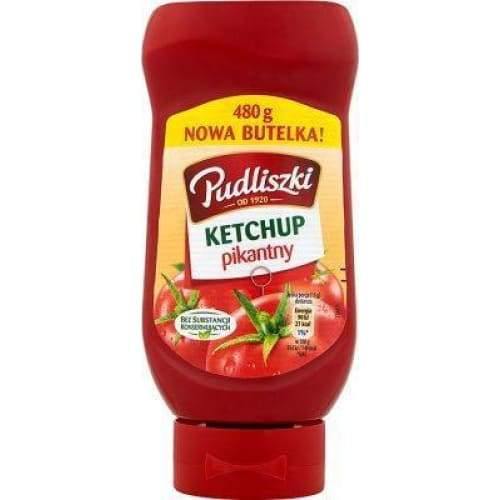 Pudliszki - Ketchup bez konserwantów Pikant 480 g - Polskashop24.de