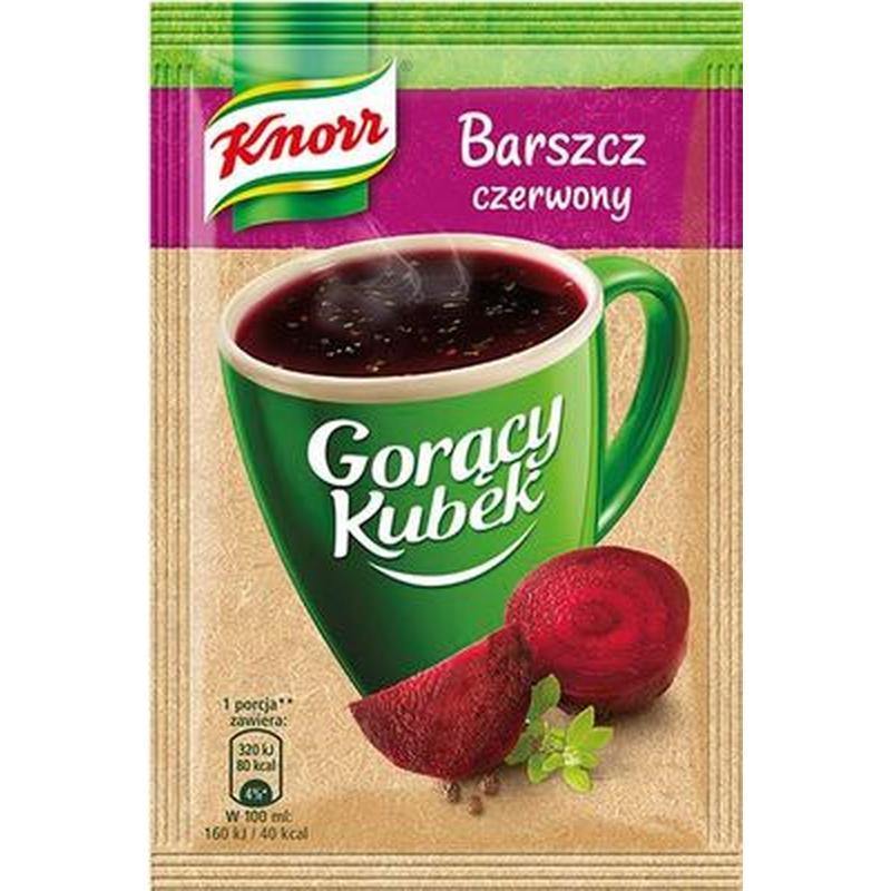 Knorr Goracy Kubek  Barszcz Borschtsch 14g - Polnische & Schlesische Spezialitäten - Online Supermarkt mit Lebensmittel aus Polen | Polski Sklep internetowy