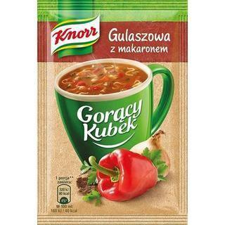 Knorr Goracy Kubek Gulaschsuppe mit nudeln 16g - Polskashop24