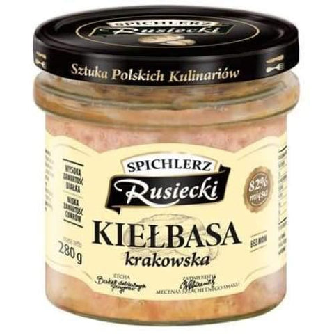 Krakauer Wurst Kiełbasa Krakowska 280g - Spichlerz Rusiecki - Polskashop24