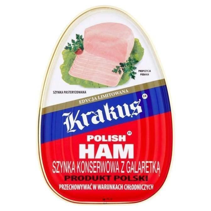 Krakus Polish Ham ''szynka konserwowa z galaretka'' 455g - Polskashop24