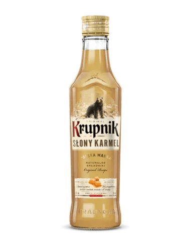 Krupnik Słony Karmel / gesalzener Karamell Likör Vol. 16% Vol - 0.5 Liter - Polskashop24