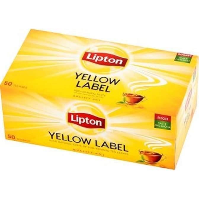 Lipton Schwarzer Tee 50x2g 100g (5900300550203) - Polskashop24