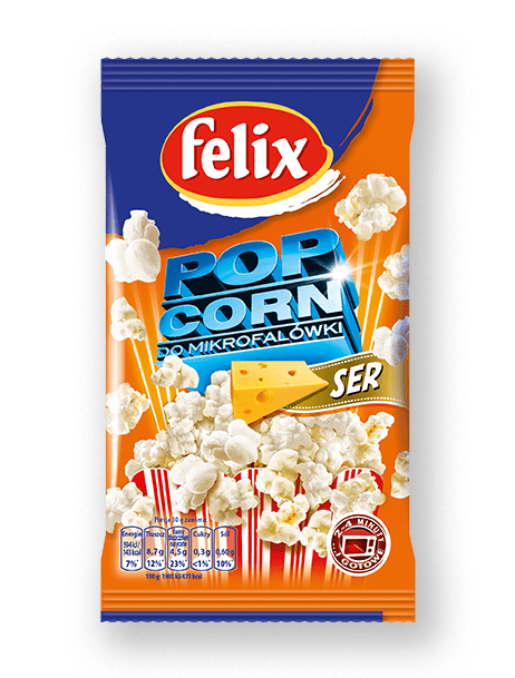 Mikrowellen Popcorn Käse ''popcorn do mikrofalowki'' Felix 90g - Polskashop24