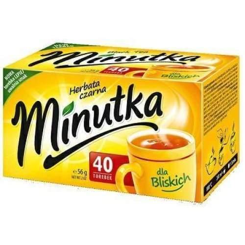 Minutka Schwarzer Tee 56g 40szt / Herbatka Minutka 40 szt 5900396000972 - Polskashop24.de - Online Supermarkt mit Lebensmittel aus Polen
