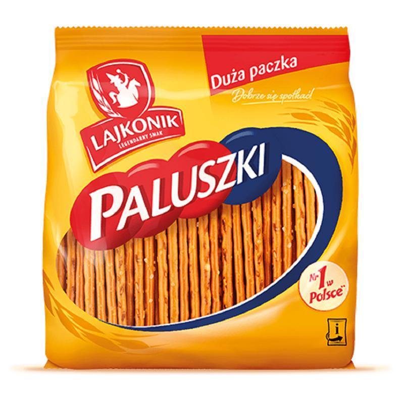 Lajkonik Paluszki Slone gesalzene Salzstangen 200g - Polnische & Schlesische Spezialitäten - Online Supermarkt mit Lebensmittel aus Polen | Polski Sklep internetowy