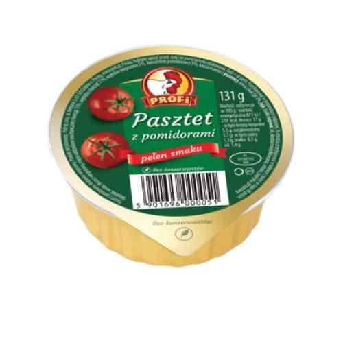 Pasztet z Pomidorami - Geflügel - Brotaufstrich mit Tomaten 131g Profi - Polskashop24