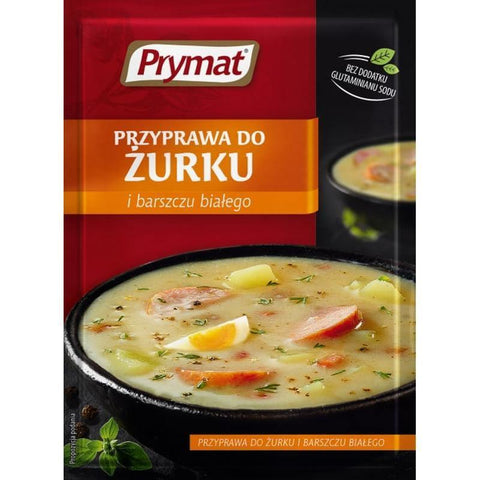 Prymat ''Zurek'' Gewürz für polnische Sauermehlsuppe 25g - Polskashop24