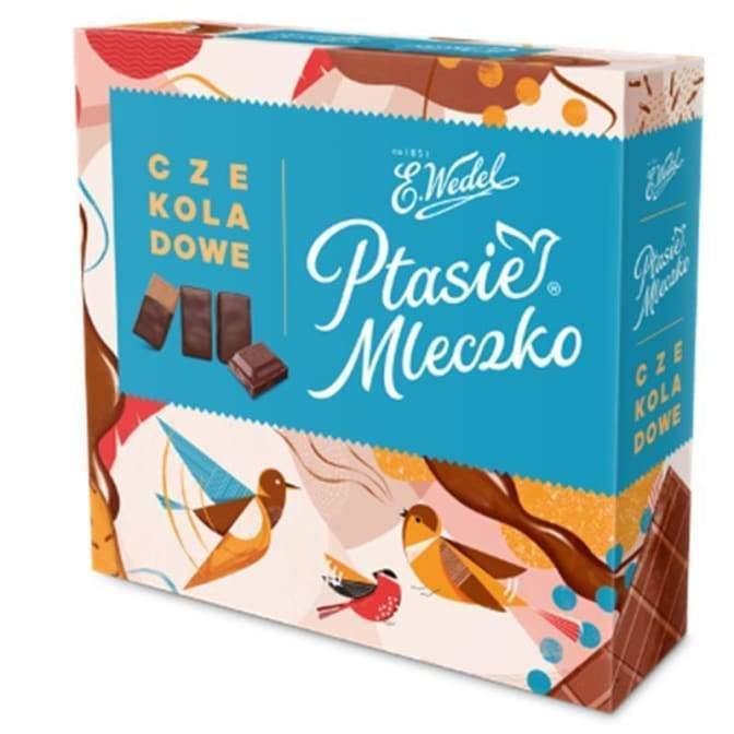 Ptasie Mleczko Schoko ''czekoladowe'' Wedel 340g - Polskashop24.de - Online Supermarkt mit Lebensmittel aus Polen