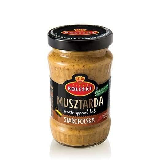 Roleski - Musztarda staropolska / alt polnischer Senf - 175 g - Polskashop24.de - Online Supermarkt mit Lebensmittel aus Polen