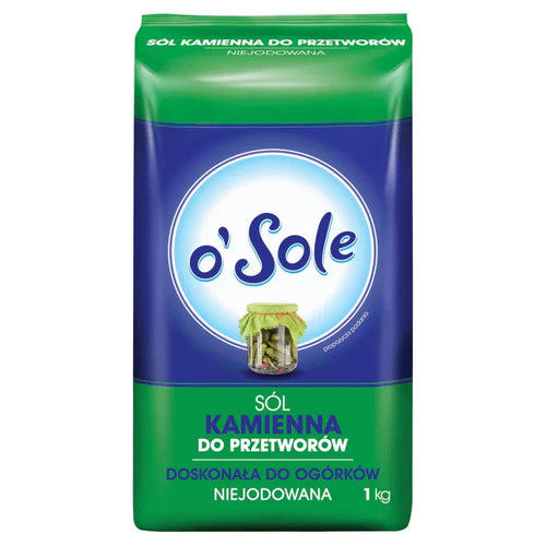Salz o'Sole ''Sol Kamienna'' für Einmachgläser 1kg - Polskashop24