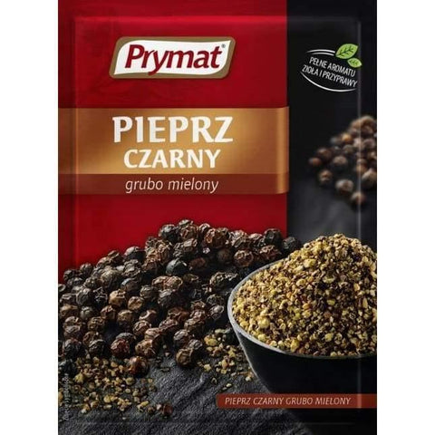 Schwarzer Pfeffer ganz Pieprz czarny ziarnisty 20g - Prymat - Polskashop24