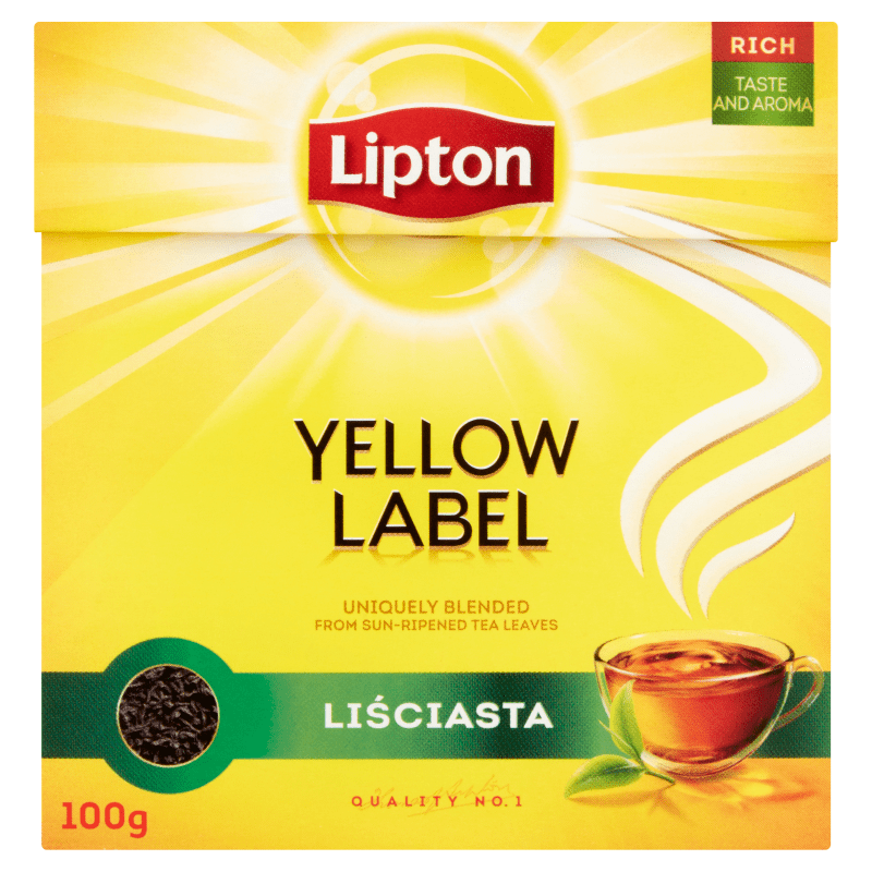 Lipton Schwarzer Tee ''Herbata czarna'' 100 Lose