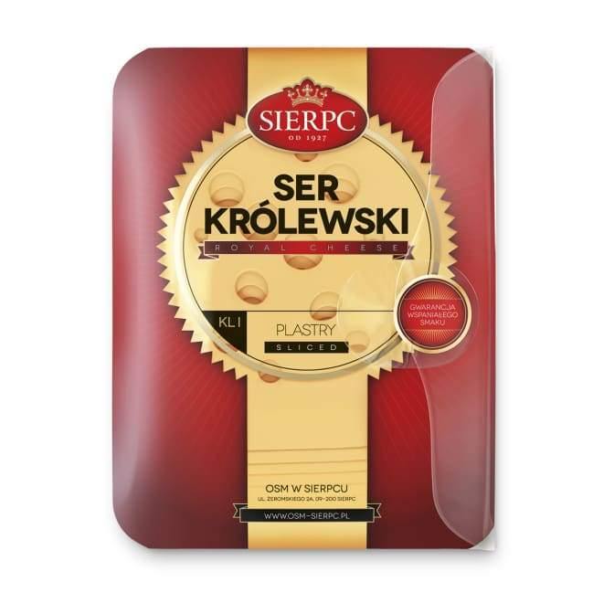 Sierpc - Käse królewski geschnitten / Ser Krolewski - 135 g - Polskashop24.de