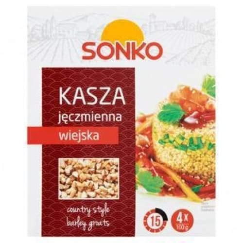 Sonko Gerstengraupen Kasza jeczmienna 4 x 100g (5902180070109) - Polskashop24.de - Online Supermarkt mit Lebensmittel aus Polen