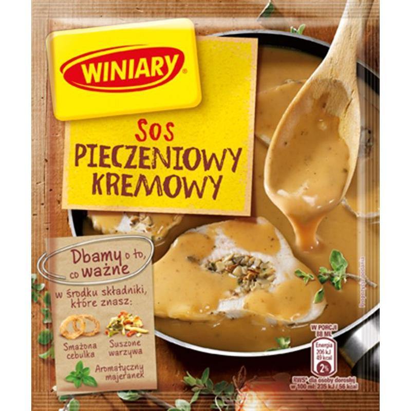 Winiary ''sos pieczeniowy'' cremige Bratensoße 30g - Polnische & Schlesische Spezialitäten - Online Supermarkt mit Lebensmittel aus Polen | Polski Sklep internetowy