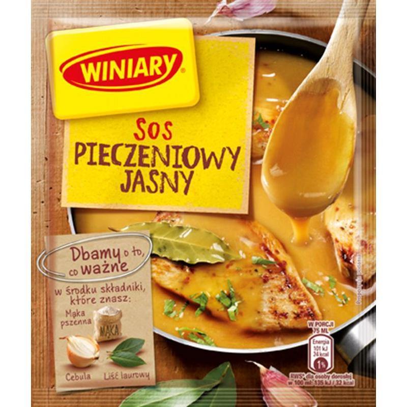 Winiary ''sos pieczeniowy jasny'' helle Bratensoße 27g - Polnische & Schlesische Spezialitäten - Online Supermarkt mit Lebensmittel aus Polen | Polski Sklep internetowy