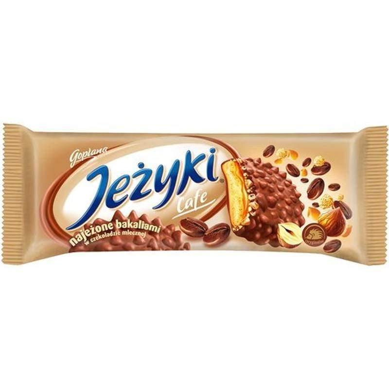 Jezyki Cafe-Kekse im Schokolade 140g Goplana - Polnische & Schlesische Spezialitäten - Online Supermarkt mit Lebensmittel aus Polen | Polski Sklep internetowy