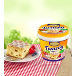 Twarog na Sernik kaufen - Käsekuchen Quark 1kg Eimer - Włoszczowa - Polskashop24.de - Online Supermarkt mit Lebensmittel aus Polen