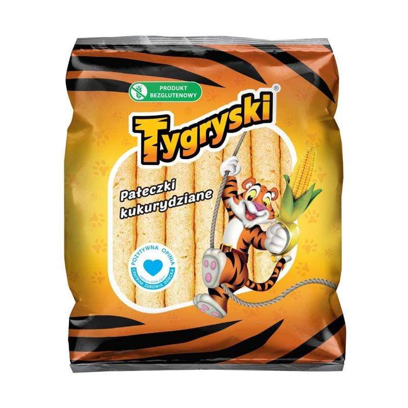Tygryski Mais Stangen ''Palki Kukurydziane'' 60g TBM - Polskashop24.de - Online Supermarkt mit Lebensmittel aus Polen