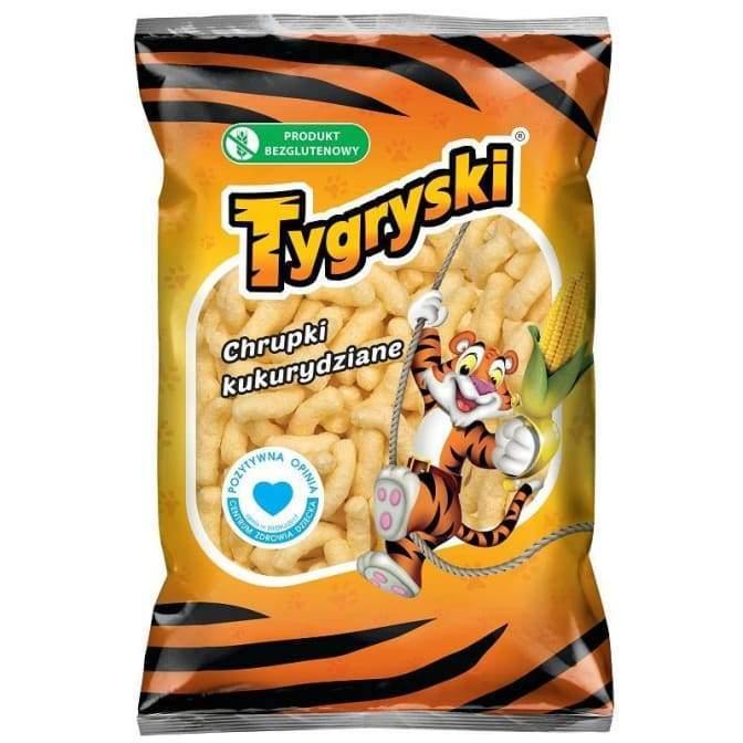 Tygryski Maisflips kaufen - Chrupki Kukurydziane 90g - TBM - Polskashop24.de - Online Supermarkt mit Lebensmittel aus Polen
