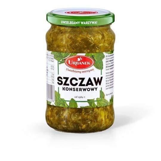 Urbanek - Szczaw konserwowy / Eingelegte Sauerampfer - 350 g - Polskashop24.de - Online Supermarkt mit Lebensmittel aus Polen